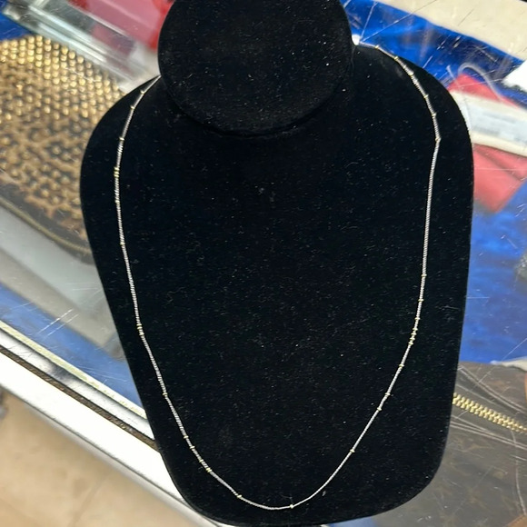 401978 14k white and yellow god chain